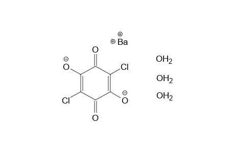 2,5-DICHLORO-3,6-DIHYDROXY-p-BENZOQUINONE, BARIUM SALT, TRIHYDRATE