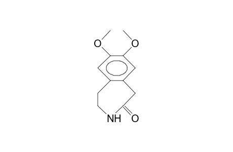 7,8-Dimethoxy-1,2,4,5-tetrahydro-3H-3-benzazepine-2-one