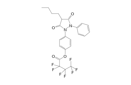 Oxyphenbutazone heptafluorobutyrate