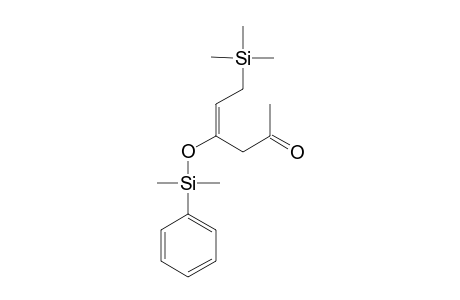 (E)-4-(dimethyl-phenylsilyl)oxy-6-trimethylsilylhex-4-en-2-one