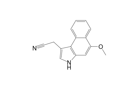 5-Methoxy-3H-benz[e]indole-1-acetonitrile