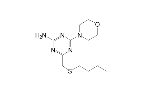 4-[(Butylsulfanyl)methyl]-6-(4-morpholinyl)-1,3,5-triazin-2-ylamine