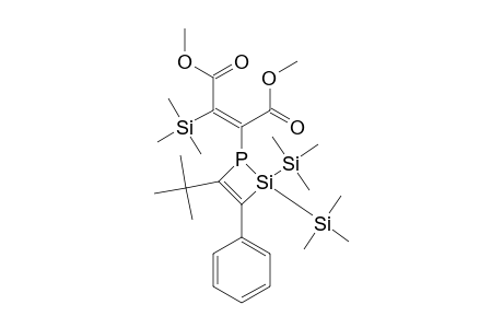 DIMETHYL-1-[4-TERT.-BUTYL-3-PHENYL-2,2-BIS-(TRIMETHYLSILYL)-1,2-DIHYDRO-1,2-PHOSPHASILET-1-YL]-2-TRIMETHYLSILYLMALEATE