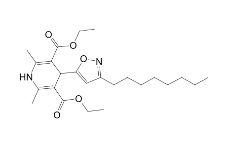 2,6-Dimethyl-3,5-dicarboethoxy-4-(3-n-octyl-5-isoxazolyl)-1,4-dihydropyridine