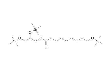 2,3-Dihydroxypropyl 9-hydroxynonanoate, 3tms