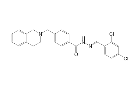 N-[(E)-(2,4-dichlorobenzylidene)amino]-4-(3,4-dihydro-1H-isoquinolin-2-ylmethyl)benzamide