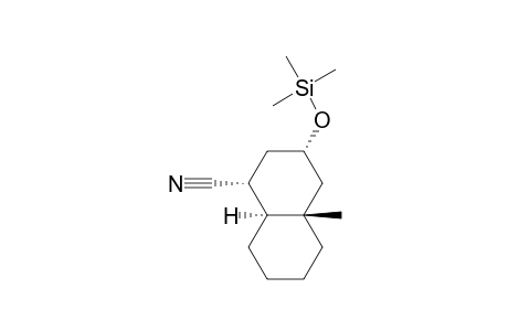 1-Naphthalenecarbonitrile, decahydro-4a-methyl-3-[(trimethylsilyl)oxy]-, (1.alpha.,3.alpha.,4a.beta.,8a.alpha.)-
