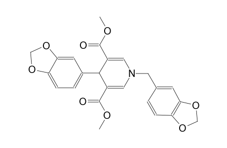 4-(1,3-benzodioxol-5-yl)-1-(1,3-benzodioxol-5-ylmethyl)-4H-pyridine-3,5-dicarboxylic acid dimethyl ester