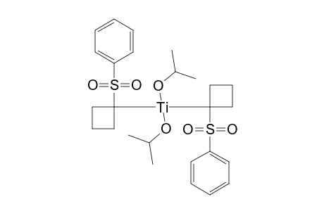 BIS-[1-(PHENYLSULFONYL)-CYCLOBUTYL-C,O]-BIS-(2-PROPANOLATO)-TITANIUM