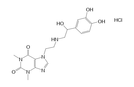 7-{2-[(b-3,4-trihydroxyphenethyl)amino]ethyl}theophylline, monohydrochloride