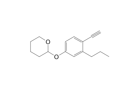 2-(4-Ethynyl-3-n-propylphenoxy)tetrahydro-2H-pyran