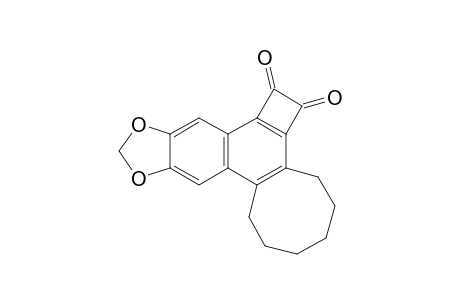 3,4,5,6,7,8-Hexahydrocyclobuta[5,6]cycloocta[7,8]naphtho[2,3-d][1,3]dioxole-1,2-dione