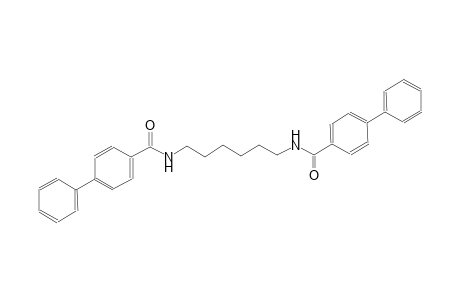 N-{6-[([1,1'-biphenyl]-4-ylcarbonyl)amino]hexyl}[1,1'-biphenyl]-4-carboxamide