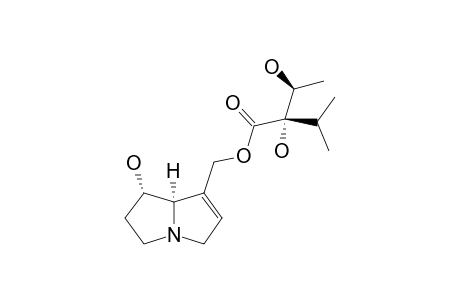 ECHINATINE;(2S,3R)-[(1S,7AR)-1-HYDROXY-2,3,5,7A-TETRAHYDRO-1H-PYRROLIZIN-7-YL]-METHYL-2,3-DIHYDROXY-2-ISOPROPYLBUTANOATE