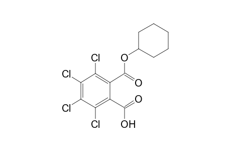 tetrachlorophthalic acid, monocyclohexyl ester