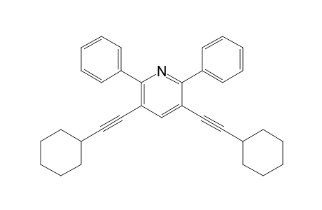3,5-Bis(cyclohexylethynyl)-2,6-diphenylpyridine