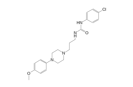 urea, N-(4-chlorophenyl)-N'-[3-[4-(4-methoxyphenyl)-1-piperazinyl]propyl]-
