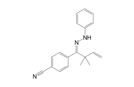 4-(2,2-Dimethyl-1-(2-phenylhydrazono)but-3-en- 1-yl)- benzonitrile