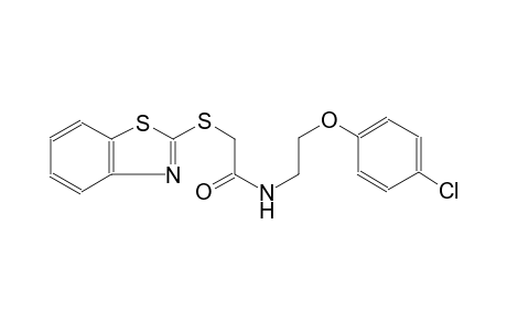 2-(Benzothiazol-2-ylsulfanyl)-N-[2-(4-chloro-phenoxy)-ethyl]-acetamide
