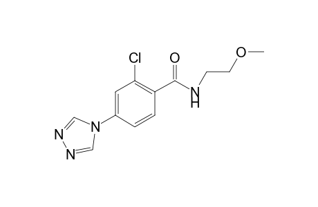 Benzamide, 2-chloro-N-(2-methoxyethyl)-4-(4H-1,2,4-triazol-4-yl)-