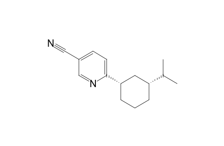 6-[(1S,3R)-3-isopropylcyclohexyl]pyridine-3-carbonitrile