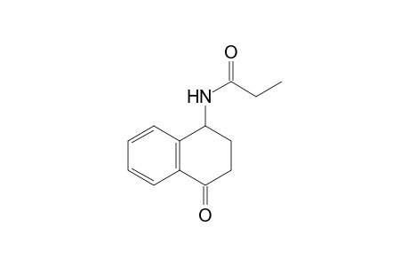 N1-(4-Oxo-1,2,3,4-tetrahydro-1-naphthalenyl)propanamide