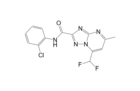 N-(2-chlorophenyl)-7-(difluoromethyl)-5-methyl[1,2,4]triazolo[1,5-a]pyrimidine-2-carboxamide