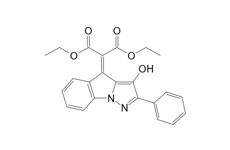 Diethyl 2-[3-Hydroxy-2-phenyl-4H-pyrazolo[1,5-a]indol-4-ylidene]malonate