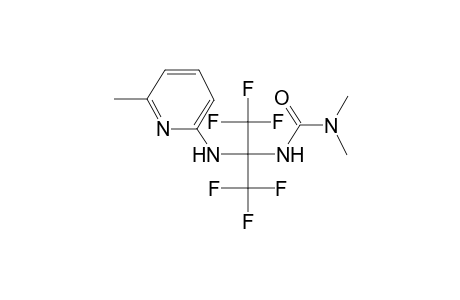 1,1-Dimethyl-3-[2,2,2-trifluoro-1-(6-methyl-pyridin-2-ylamino)-1-trifluoromethyl-ethyl]-urea
