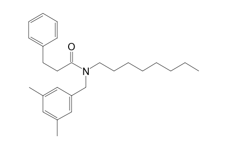 Propionamide, 3-phenyl-N-(3,5-dimethylbenzyl)-N-octyl-