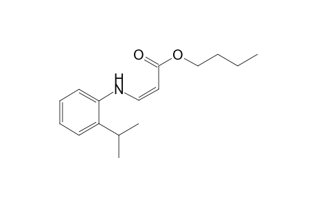 (Z)-butyl 3-((2-isopropylphenyl)amino)acrylate