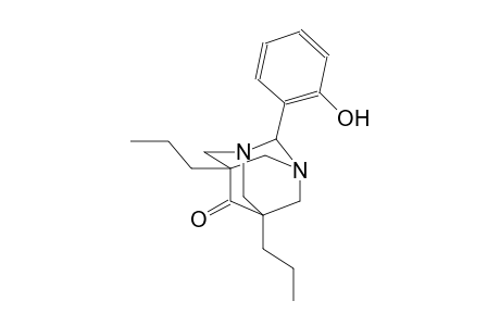 2-(2-hydroxyphenyl)-5,7-dipropyl-1,3-diazatricyclo[3.3.1.1~3,7~]decan-6-one