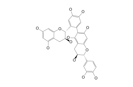 (2R,3S)-2-(3,4-dihydroxyphenyl)-6-[4,5-dihydroxy-2-[(2R,3S)-3,5,7-trihydroxychroman-2-yl]phenyl]chroman-3,5,7-triol