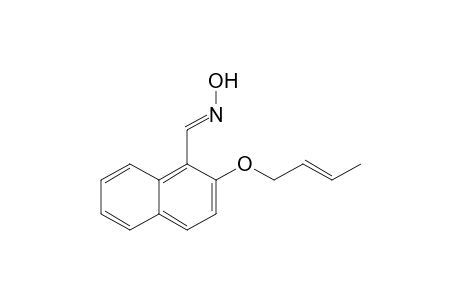 (E)-2-(But-2-enyloxy)naphthalene-1-carbaldehyde Oxime