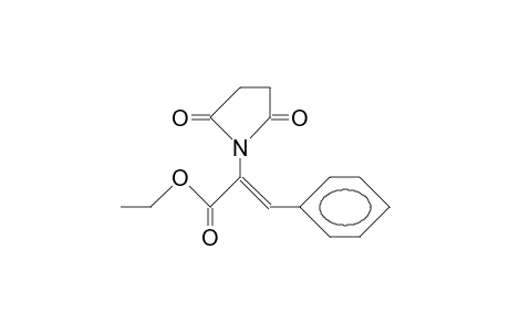 N-(1-Ethoxycarbonyl-2-phenyl-vinyl)-succinimide