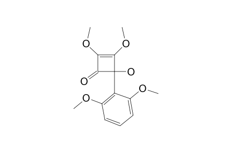 4-Hydroxy-2,3-dimethoxy-4-(2,6-dimethoxyphenyl)cyclobutenone