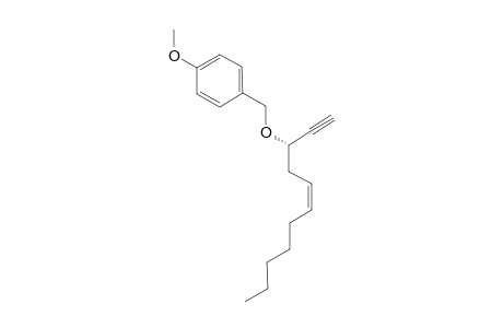 1-((Z)-(S)-1-Ethynyl-non-3-enyloxymethyl)-4-methoxy-benzene