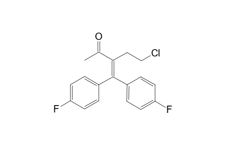 3-(bis(4-fluorophenyl)methylene)-5-chloropentan-2-one