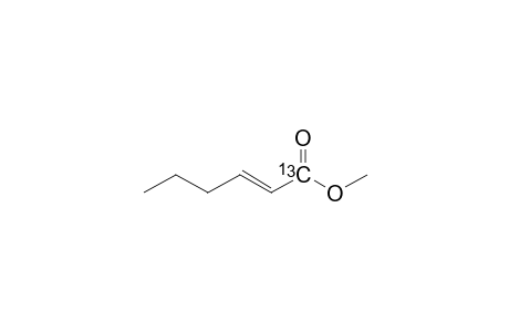 Methyl 1-[13C]hex-2-enoate