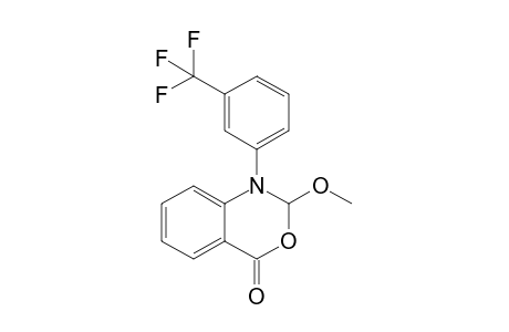 1-[3'-(Trifluoromethyl)phenyl]-1,2-dihydro-2-methoxy-3,1-benzoxazin-4-one