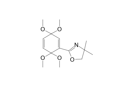 1-[2'-(4",4"-Dimethyl-2"-oxazolinyl)]-3,3,6,6-tetramethoxy-1,4-cyclohexadiene