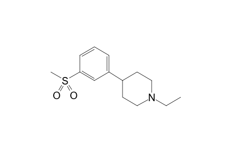 4-(3-Methanesulfonyl-phenyl)-1-ethyl-piperidine