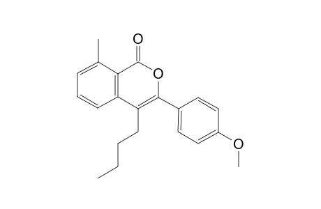 4-n-Butyl-3-(4-methoxyphenyl)-8-methyl-1H-isochromen-1-one