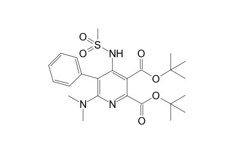 Bis(1,1-dimethylethyl) 6-(Dimethylamino)-4-[(methylsulfonyl)amino]-5-phenylpyridine-2,3-dicarboxylate