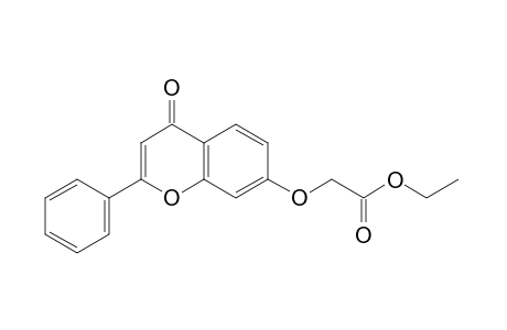 [(4-oxo-2-phenyl-4H-1-benzopyran-7yl)oxy]acetic acid, ethyl ester