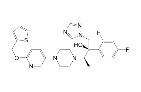 (2R,3R)-2-(2,4-difluorophenyl)-3-(4-(6-(thiophen-2-ylmethoxy)pyridin-3-yl)piperazin-1-yl)-1-(1H-1,2,4-triazol-1-yl)butan-2-ol