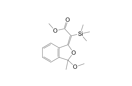 (Z)-3-Methoxy-1-[(methoxycarbonyl)(trimethylsilyl)methylene]-3-methyl-1,3-dihydroisobenzofuran