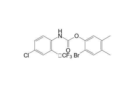 4-chloro-2-(trifluoromethyl)carbanilic acid, 6-bromo-3,4-xylyl ester