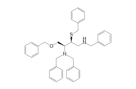 (2S,3S)-1-N,3-N,3-N-tribenzyl-2-benzylsulfanyl-4-phenylmethoxybutane-1,3-diamine