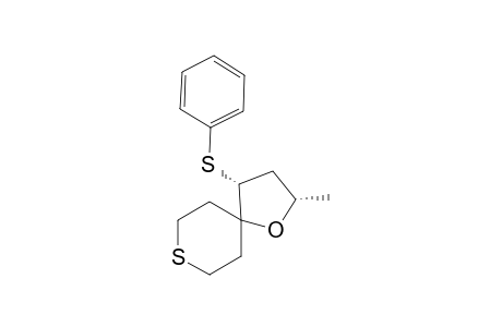 syn-(2S,4R)-2-Methyl-4-(phenylsulfanyl)-1-oxa-8-thiaspiro[4,5]decane
